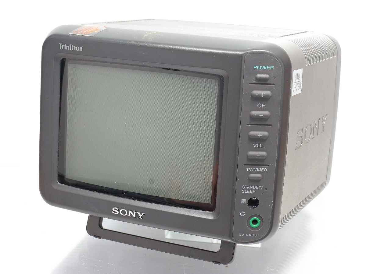 SONY 6インチ ブラウン管テレビ KV-6AD3/トリニトロン/94年製7-12月期/付属品無し/映像再生確認済