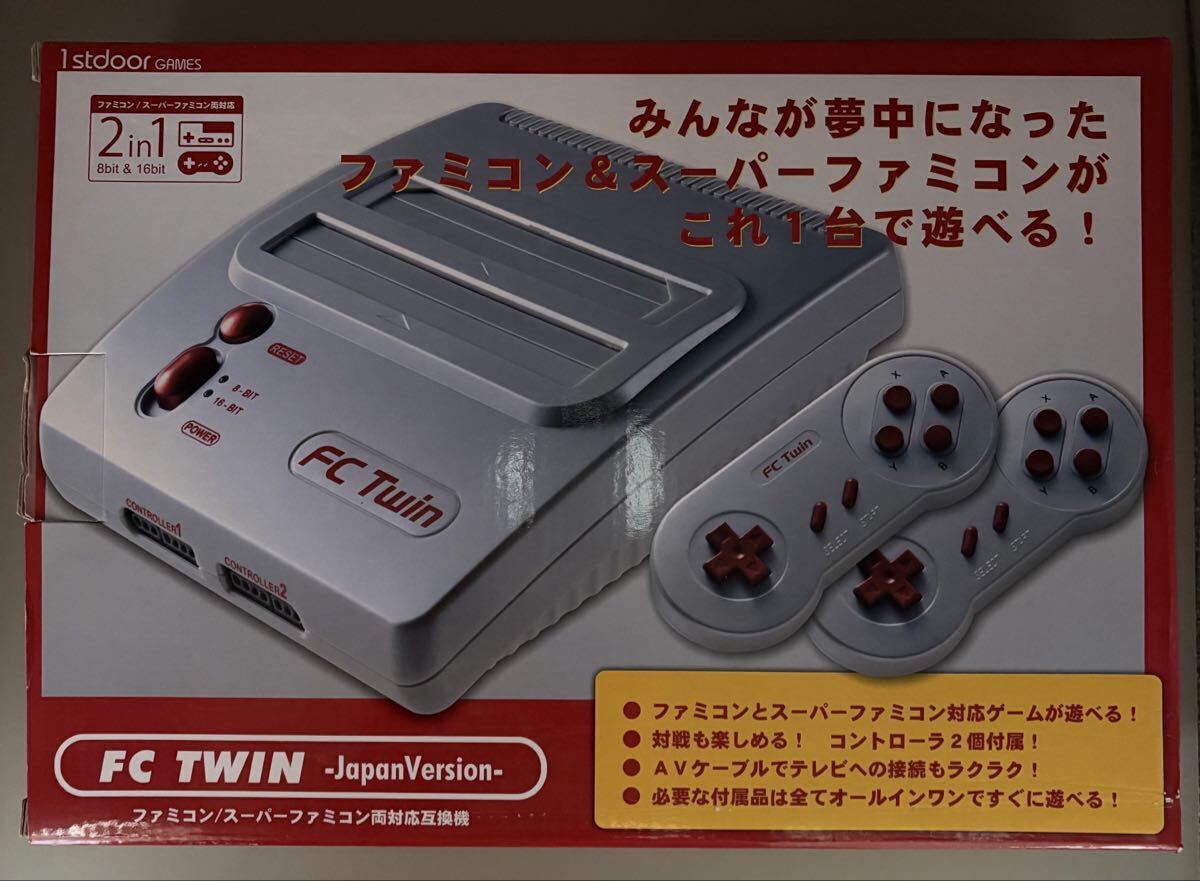 FC Twin JapanVersion ファミコン スーパーファミコン両対応互換機　スーパーファミコンソフト×7 ファミコンソフト×19
