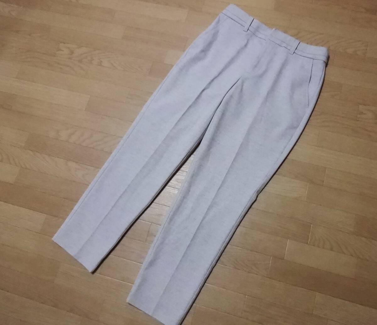 【NOLLEY'S LIGHT】ライトグレイストレッチパンツ36★新品同様♪