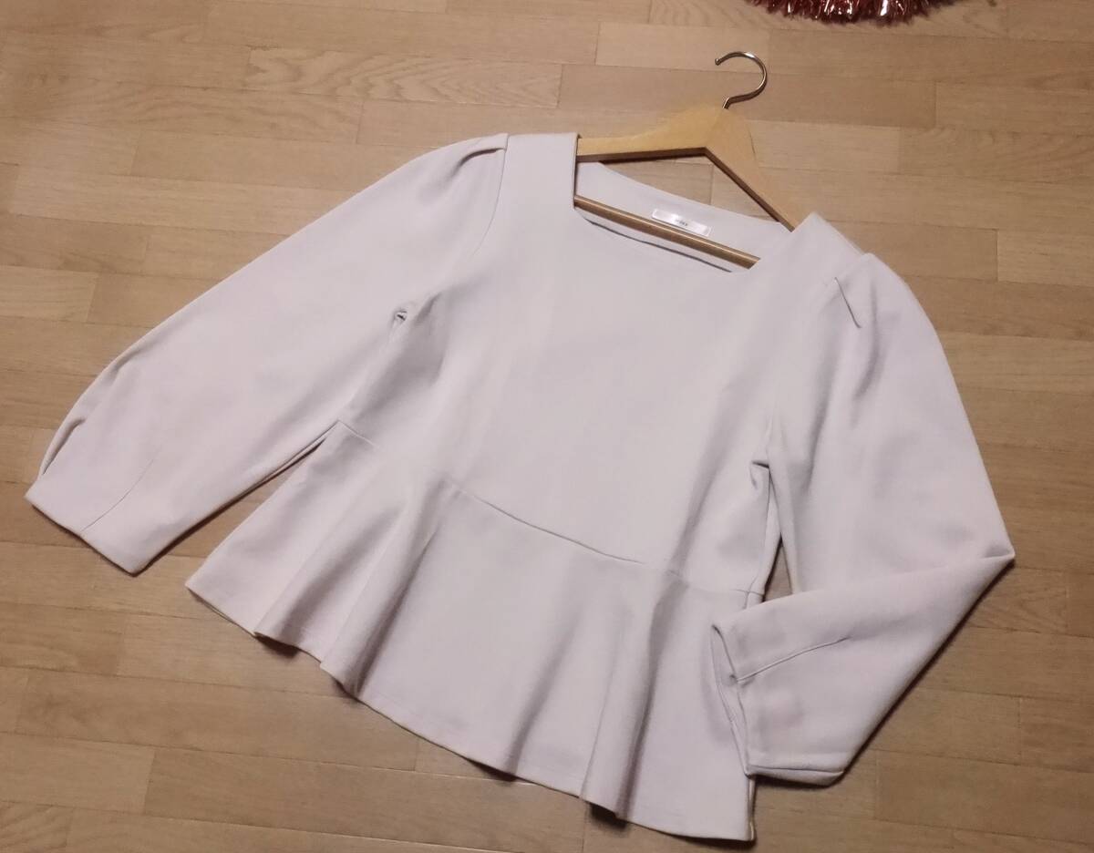 ワールド♪【index】ベージュピンク長袖カットソーM★新品♪