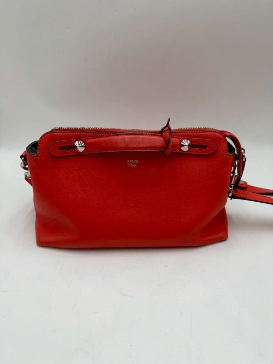 ○ FENDI フェンディ ハンドバッグ ショルダーバッグ バイザウェイ レッド