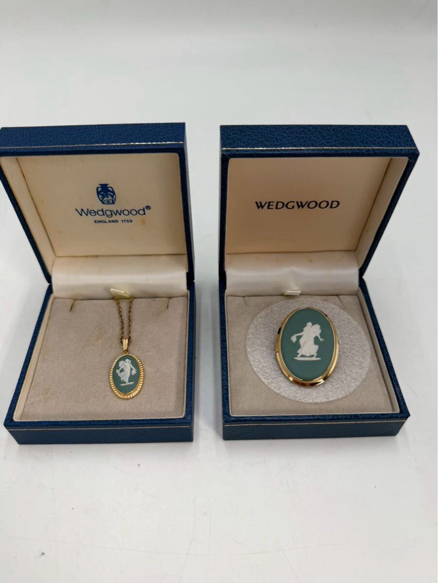♪ WEDGWOOD ウェッジウッド ネックレス ブローチ カメオ ペンダント セット