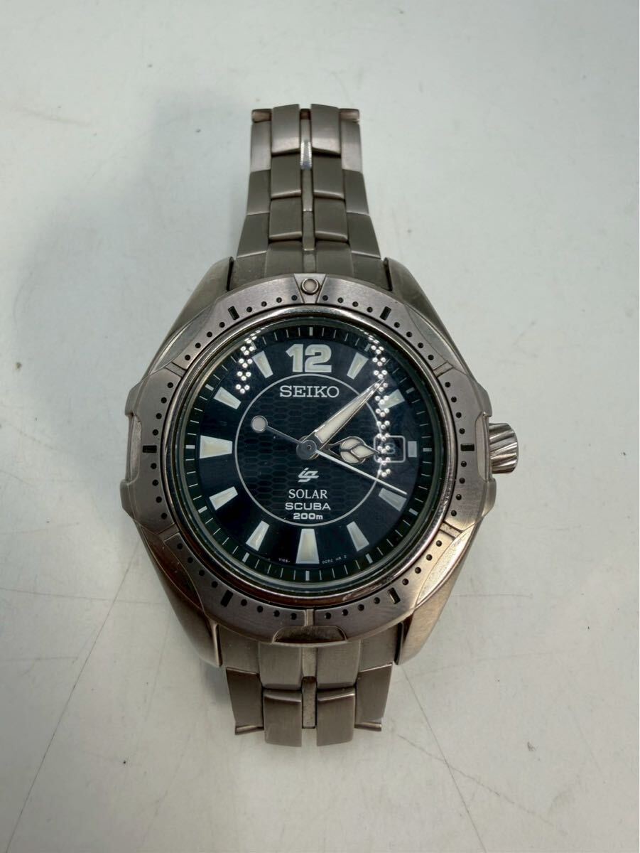 % SEIKO セイコー SOLAR SCUBA 200m ソーラー スキューバ 腕時計