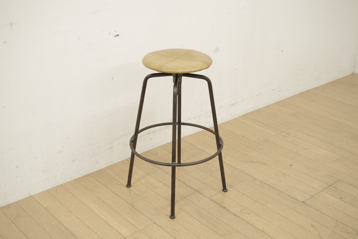 TRUCK FURNITURE トラックファニチャー SUTTO スット ハイスツール 本革 腰掛椅子 イス リビング 店舗 カフェ シンプル モダン B