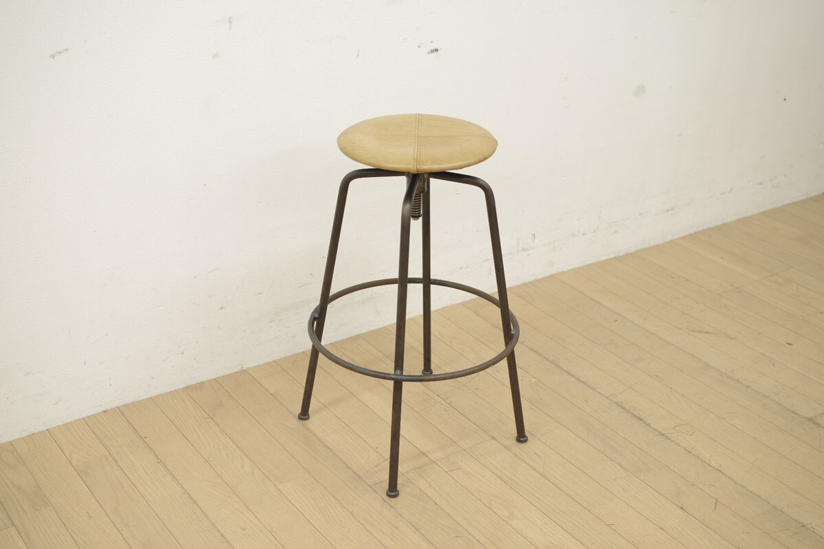 TRUCK FURNITURE トラックファニチャー SUTTO スット ハイスツール 本革 腰掛椅子 イス リビング 店舗 カフェ シンプル モダン A