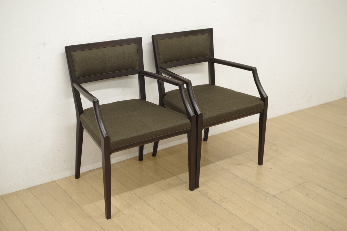 展示品 TIME&STYLE タイムアンドスタイル William ウィリアムアームチェア ダイニングチェア 2脚セット リビング シンプル モダン