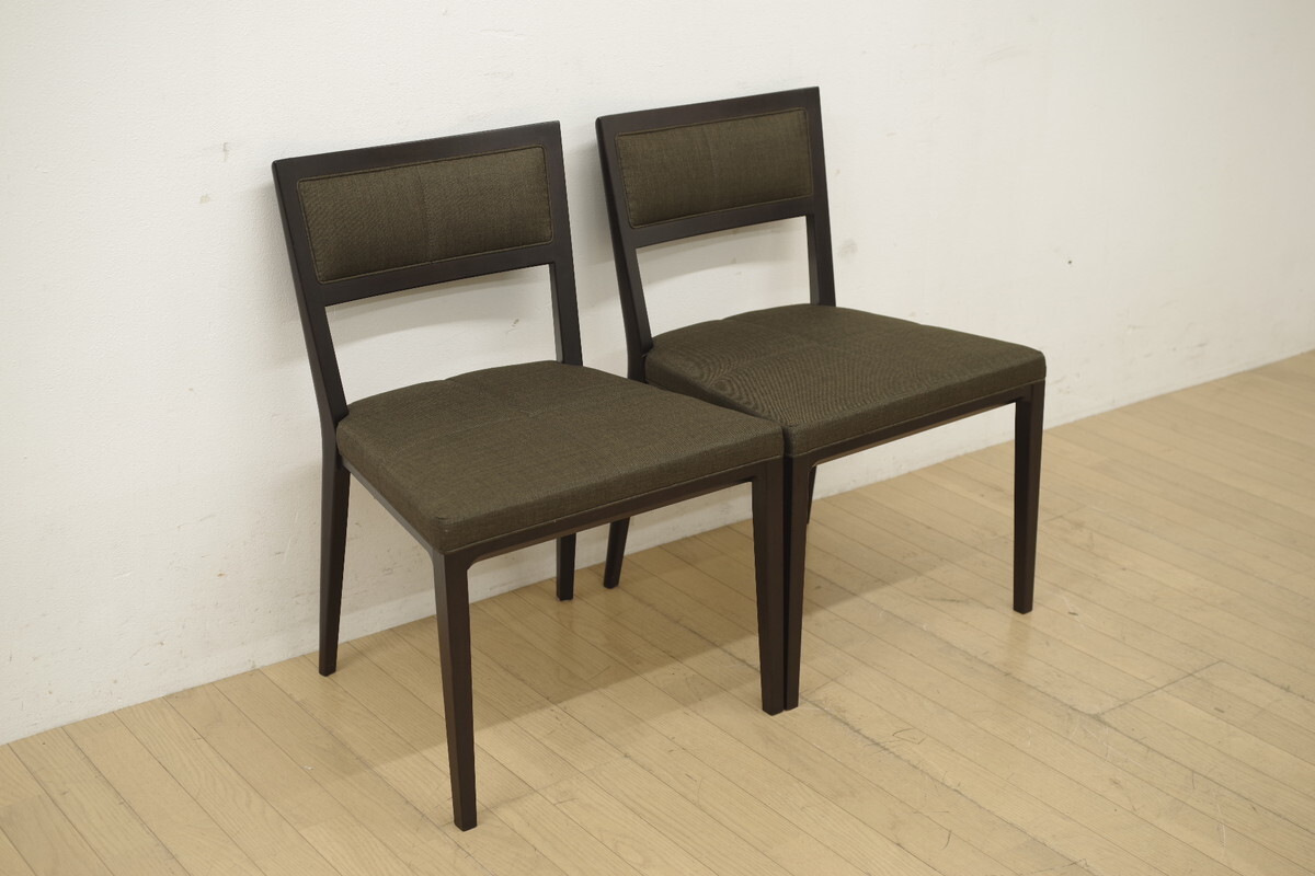 展示品 TIME&STYLE タイムアンドスタイル William ダイニングチェア ウィリアムサイドチェア 2脚セット チャコールグレー モダン A