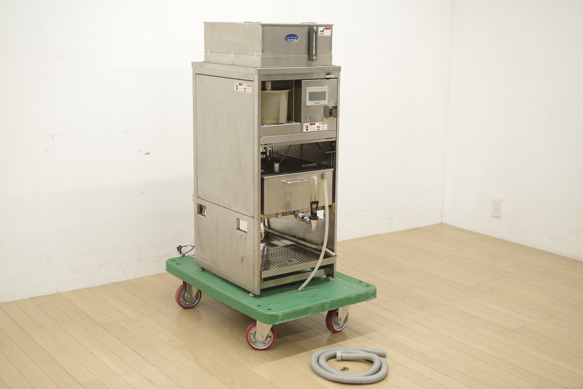 ニチワ電機 自動つゆマシン NUD-421K つゆダシます 1層式 2019年製 単相200V うどん そば 牛丼 厨房機器 業務用 中古 約W42×D70×H113cm