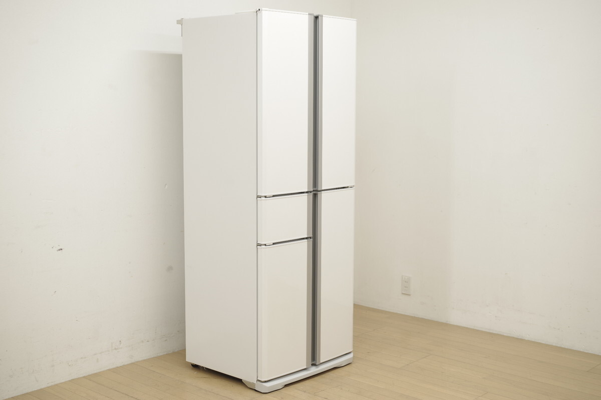 展示品 三菱電機 MR-A41S-W 冷凍冷蔵庫 405L 2011年製 ホワイト フレンチドア 動作確認済