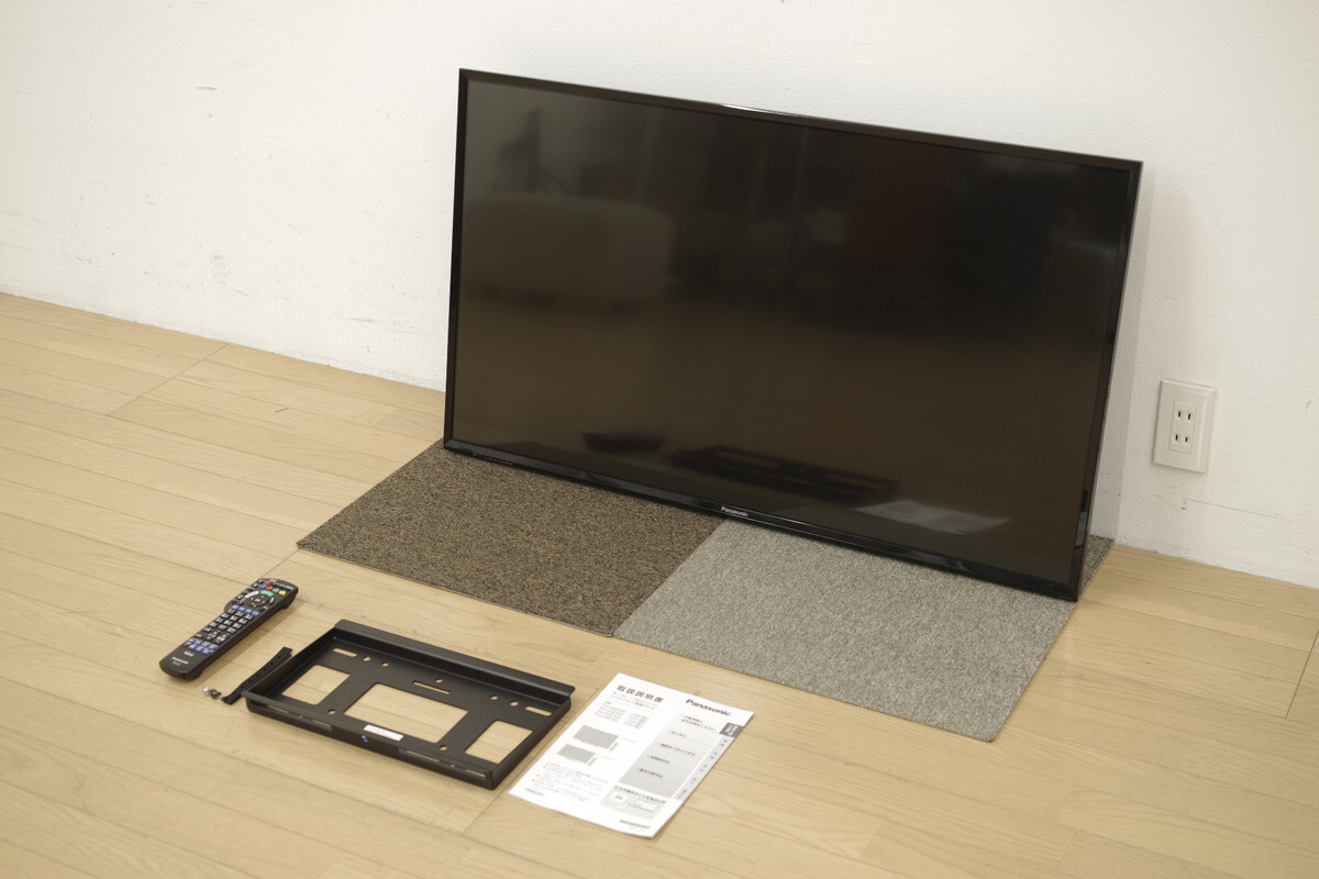 展示品 Panasonic パナソニック VIERA ビエラ TH-43E300 ハイビジョン液晶テレビ 43型インチ 2017年 壁掛金具 動作確認済