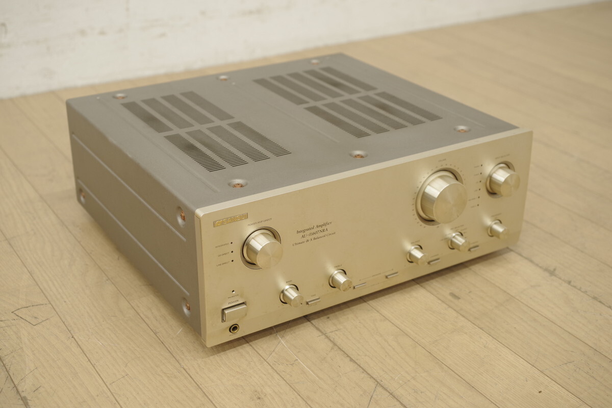 SUNSUI 山水電気 AU-α607NRA プリメインアンプ オーディオ機器 音響機器 AV機器 中古 音出し確認済
