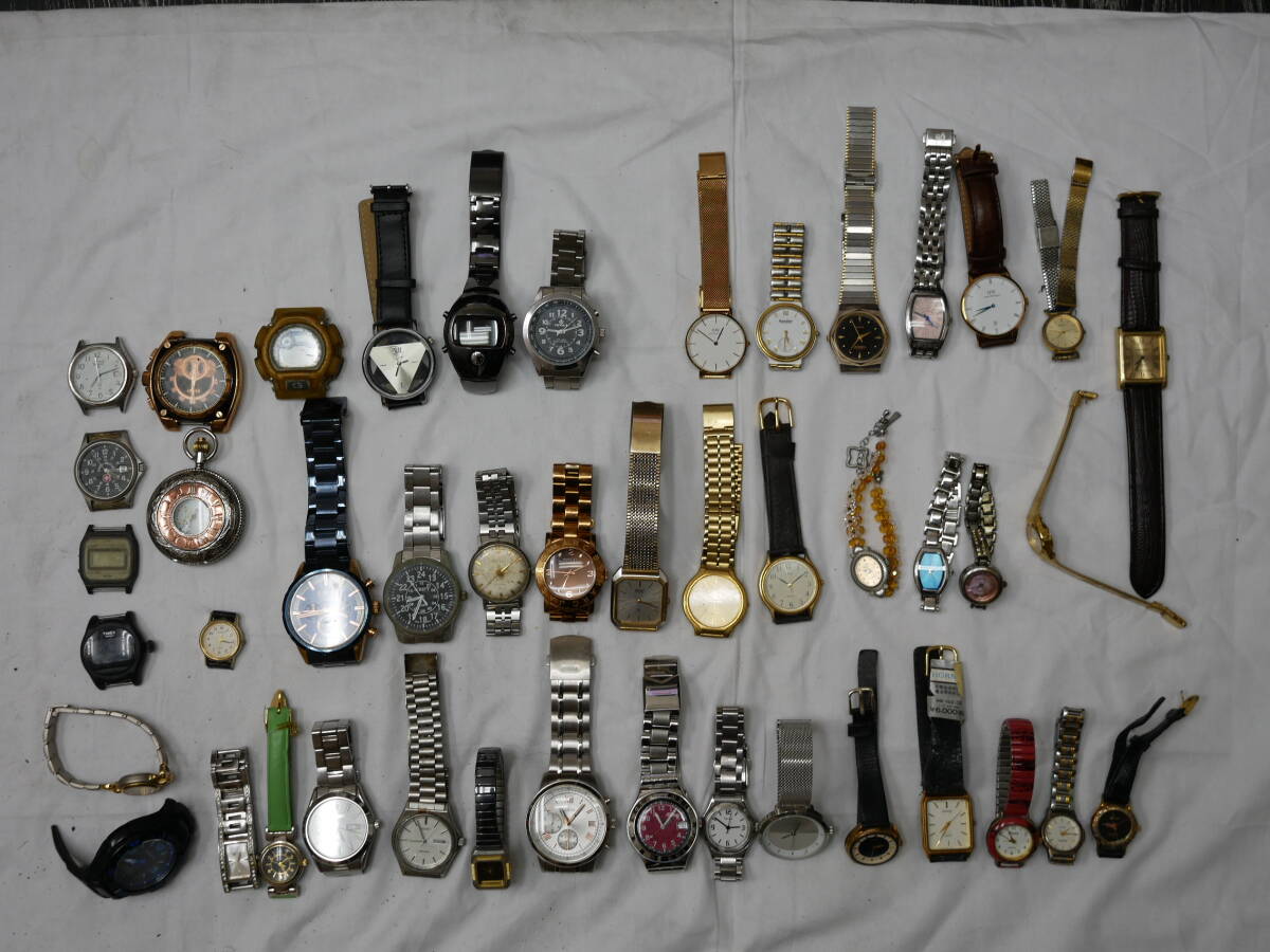 ⑥ 腕時計まとめ 約2.2kg seiko swiss military casio g-shock curren citizen guess swatch クォーツ 手巻き デジタル