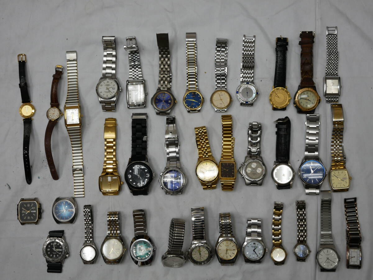 ⑧ 腕時計まとめ 約2.2kg citizen nixon timex seiko wired orient chrono 2000 ricoh 自動巻き クォーツ