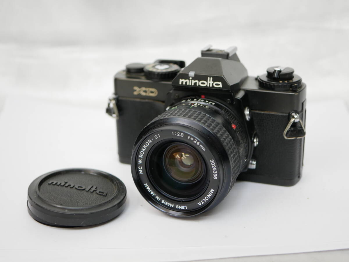 #2153 MINOLTA XD 24mm F2.8 MC W.rokkor-SI ミノルタ 一眼レフフィルムカメラ