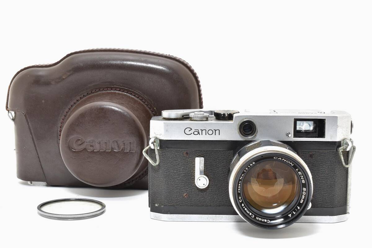 Canon P型 ポピュレール 50mm f:1.4 レンジファインダーカメラセット 【現状品】#2806855