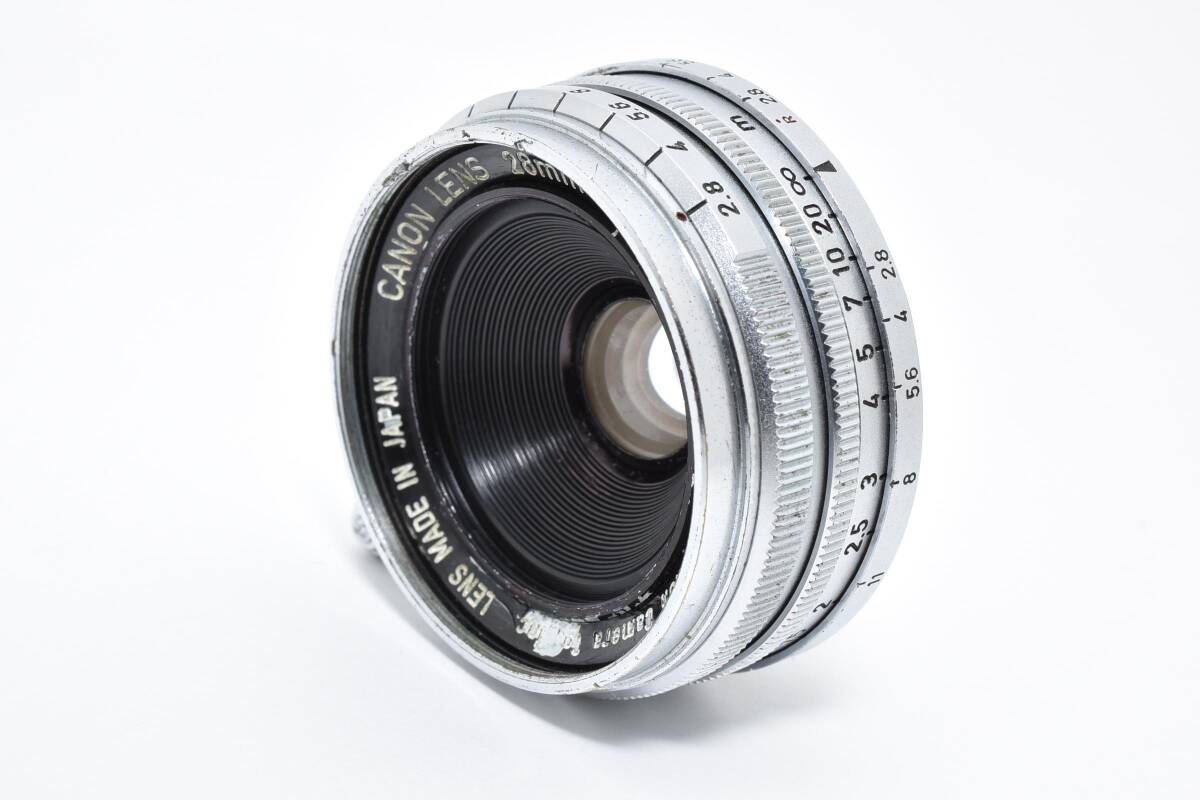 【美品】Canon キャノン Lens 28mm F2.8 LTM L39 Lマウント Leica ライカ 【動作確認済】#2801167