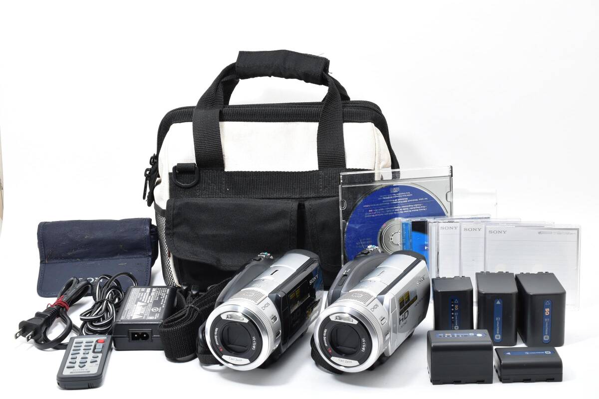 【良品】SONY【HDR-UX1】【HDR-SR1】デジタルビデオカメラ 計2点セット 付属品多数 【動作確認済】#2801169