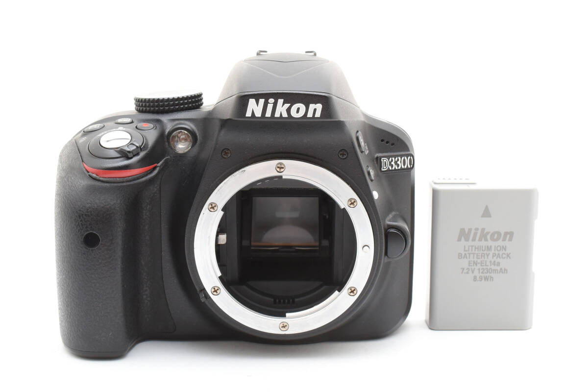 【美品】Nikon ニコン D3300 デジタル一眼レフカメラ ボディ ★シャッター回数8,255回★【動作確認済】#2835467