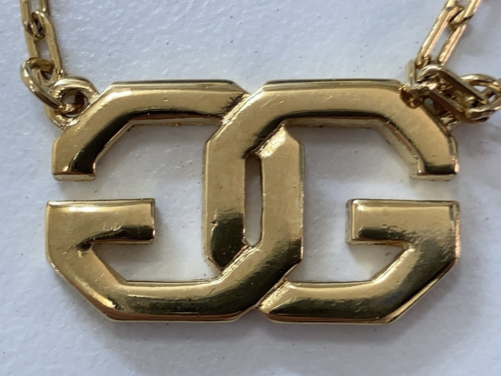 ★GIVENCHY ジバンシィ GGロゴネックレス アクセサリー NC ネックレス ゴールド系 本体のみ 