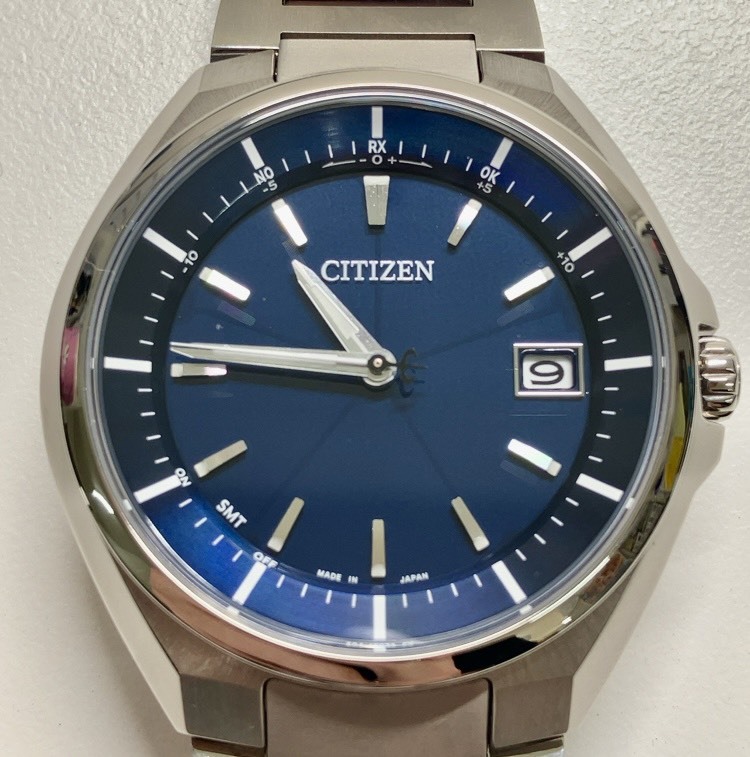 ●シチズン CITIZEN ATTESA アテッサ 時計 腕時計 紳士 メンズ CB3010-57L 箱あり 付属品完備 稼働品 青 ブルー シルバー系 ファッション