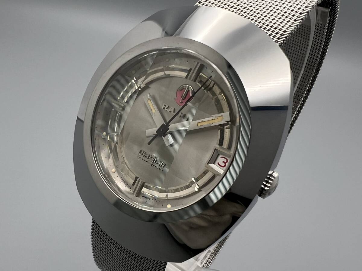 S9☆不動品 RADO ラドー 1-623.0001.3 ダイヤスター カットガラス 25石 自動巻き メンズ 腕時計 現状渡し 1円〜