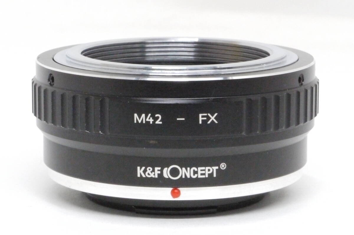 K＆F CONCEPT マウントアダプター M42-FX (M42マウントレンズ→フジXマウントカメラ) 元箱付 極上美品