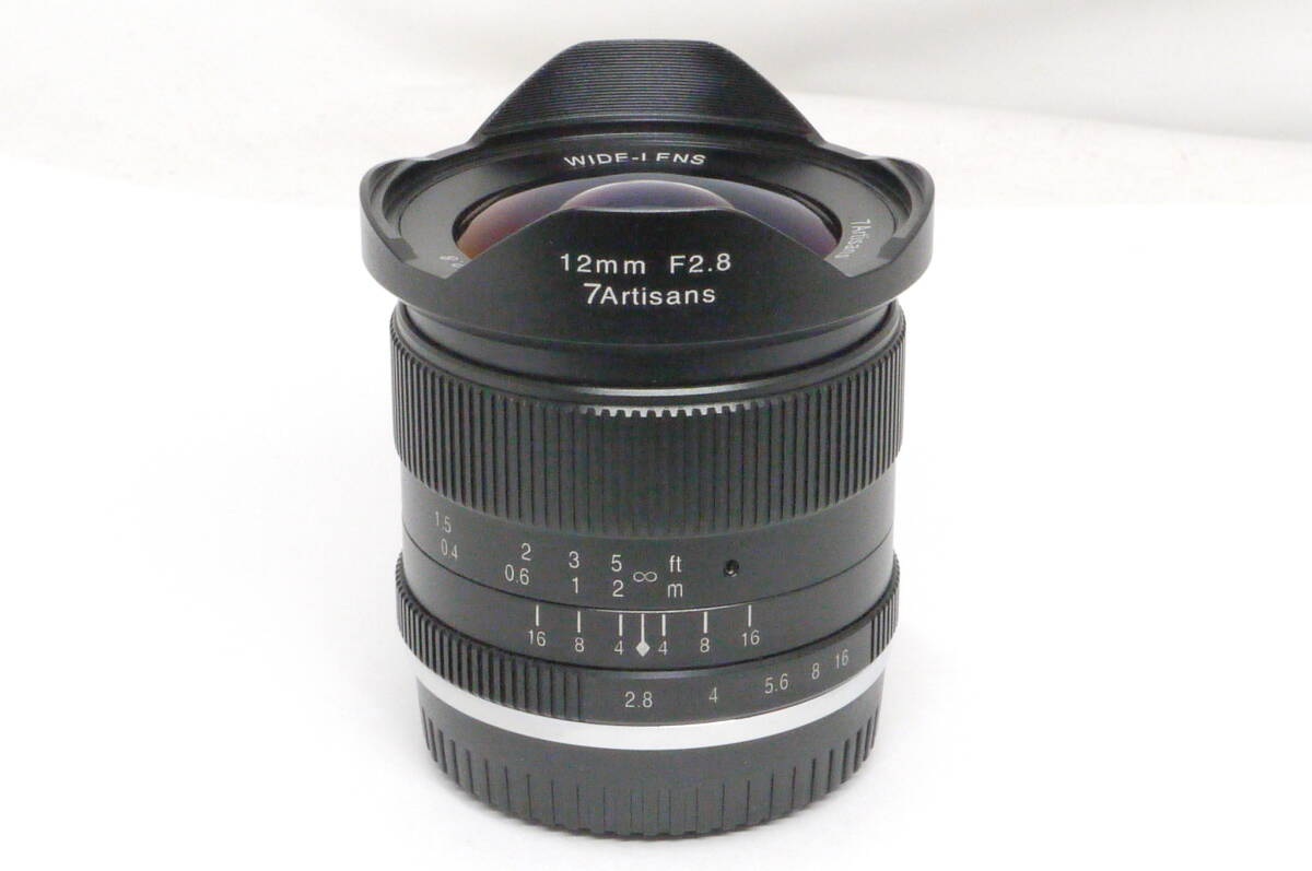 七工匠 7Artisans 12mm F2.8 1228FXB (富士フイルムXマウント) 新品同様