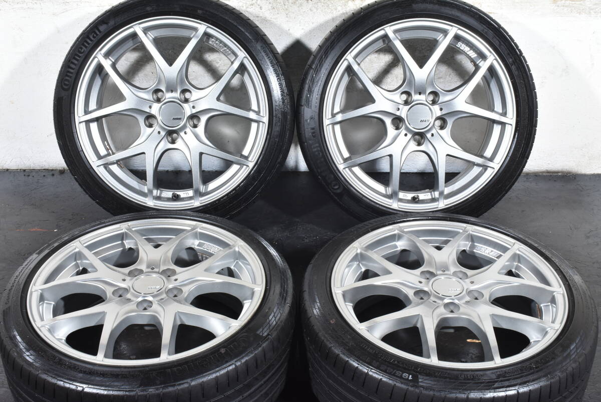 ☆SSR GTV03 17インチ☆PCD114.3 7J +42☆コンチネンタル コンチスポーツコンタクト5☆195/45R17☆スズキ ZC33S ZC32S スイフトスポーツ☆