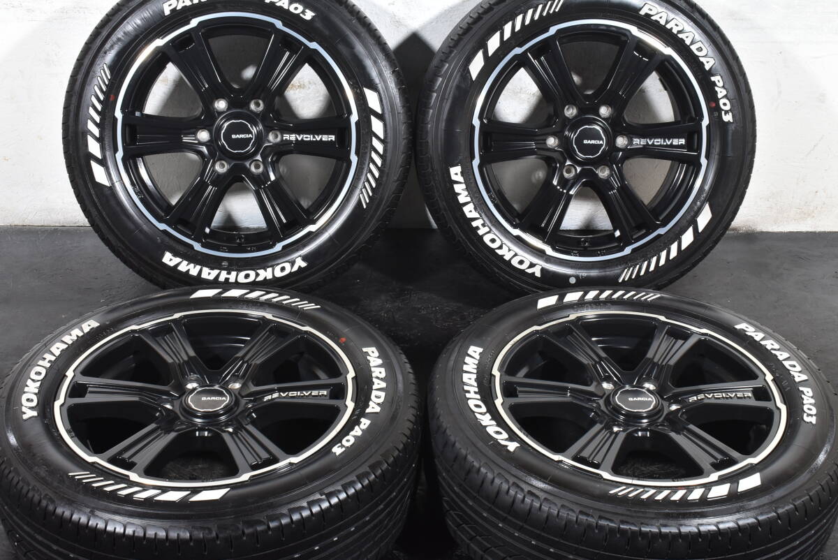 ☆MID GARCIA SS REVOLVER 17インチ☆PCD139.7 6.5J +38☆ヨコハマ PARADA PA03☆LT規格☆215/60R17☆ハイエース レジアスエース☆