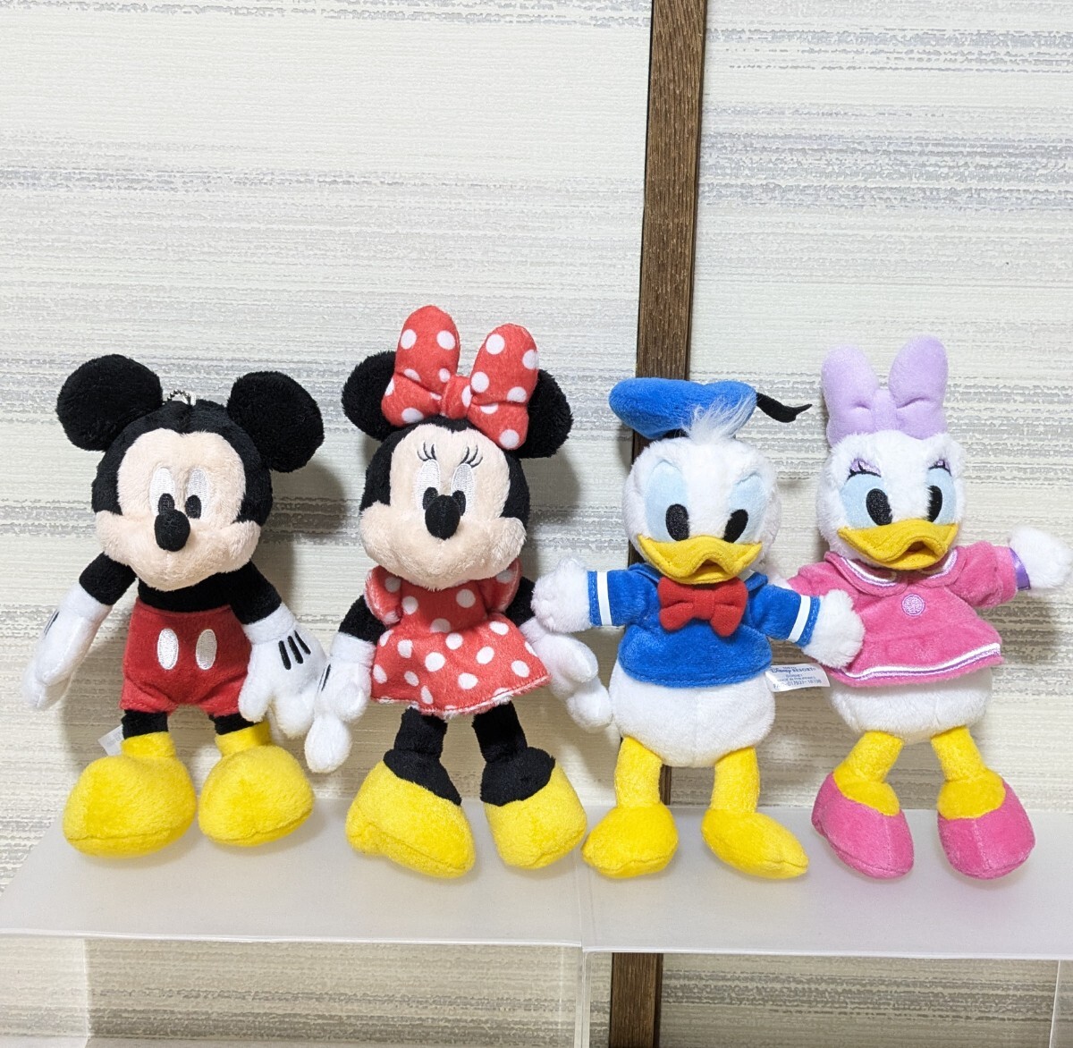 ディズニーリゾート ミッキー ミニー ドナルド デイジー ぬいぐるみバッジ ノーマル Disney 