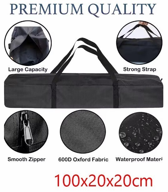 多目的 収納バッグ 100x20x20cm 望遠鏡キャリングケース ★ショルダーバッグ★防水★旅行 ハイキング キャンプ★ a473-6