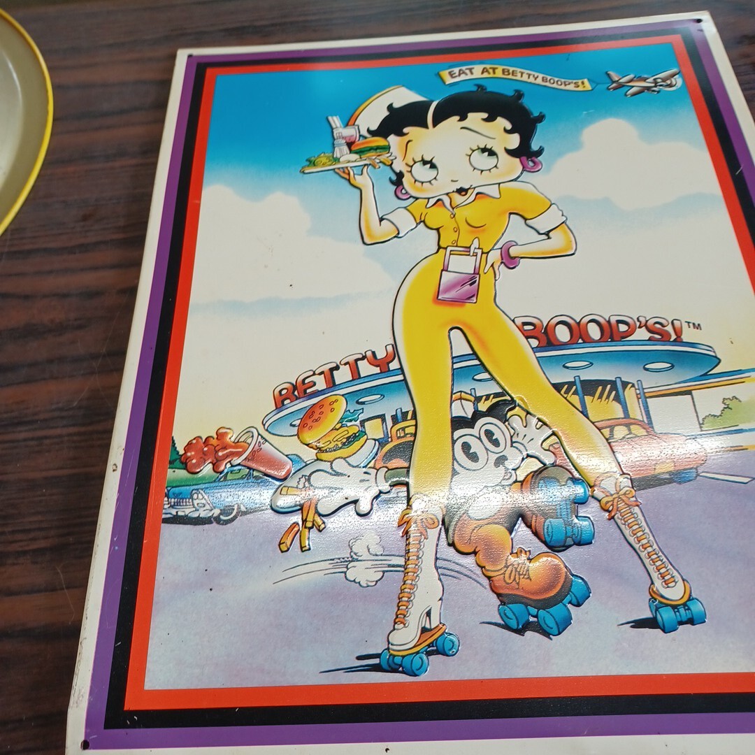 ベティブープ BETTY BOOP'S ブリキ看板 レトロ アメリカン雑貨
