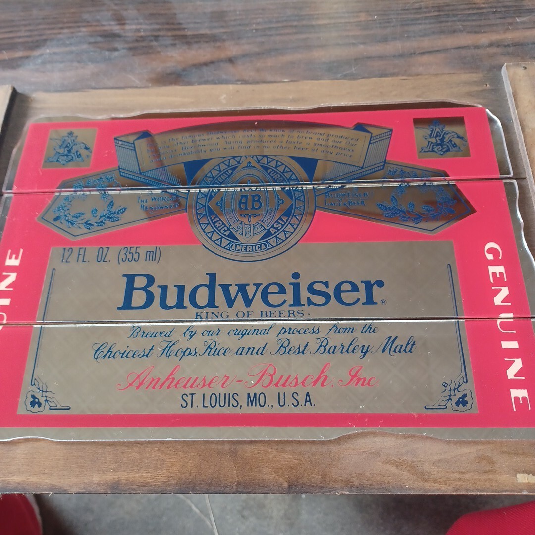 バドワイザー Budweiser パブミラー