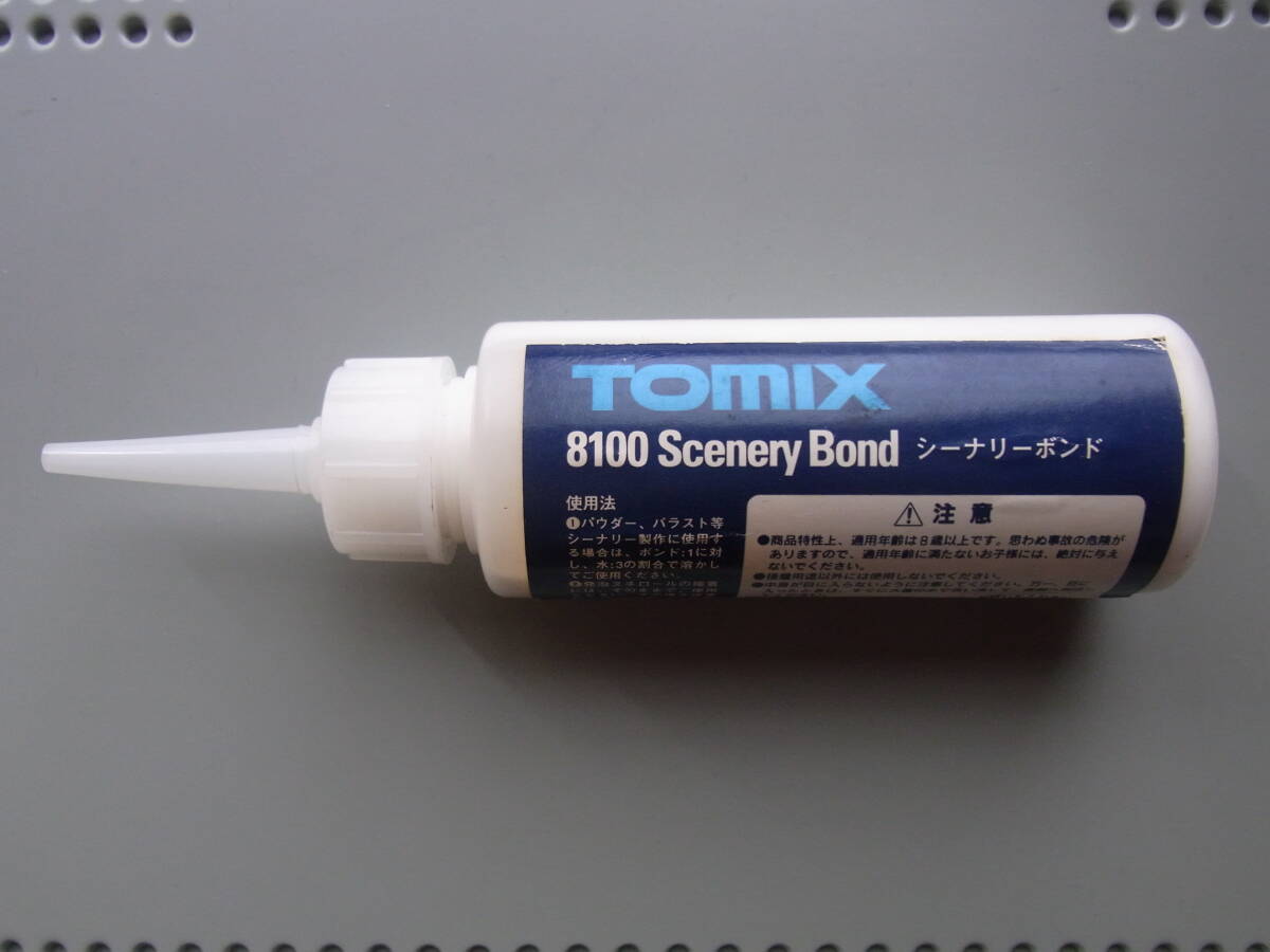 【新品・未使用】トミー[TOMY] トミックス[TOMIX] 8100 シーナリーボンド/Scenery Bond 100cc EVA系接着剤 日本製 模型・ジオラマ用品