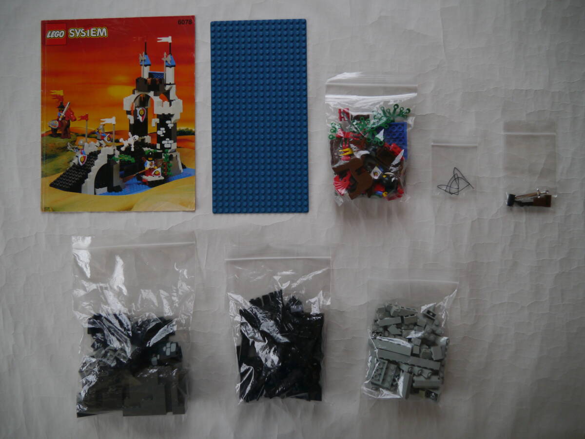 【中古】レゴ[LEGO] お城シリーズ ロイヤルナイト #6078 ガイコツの塔/Royal Drawbridge 1995年 説明書有り・欠品無し オールドレゴ