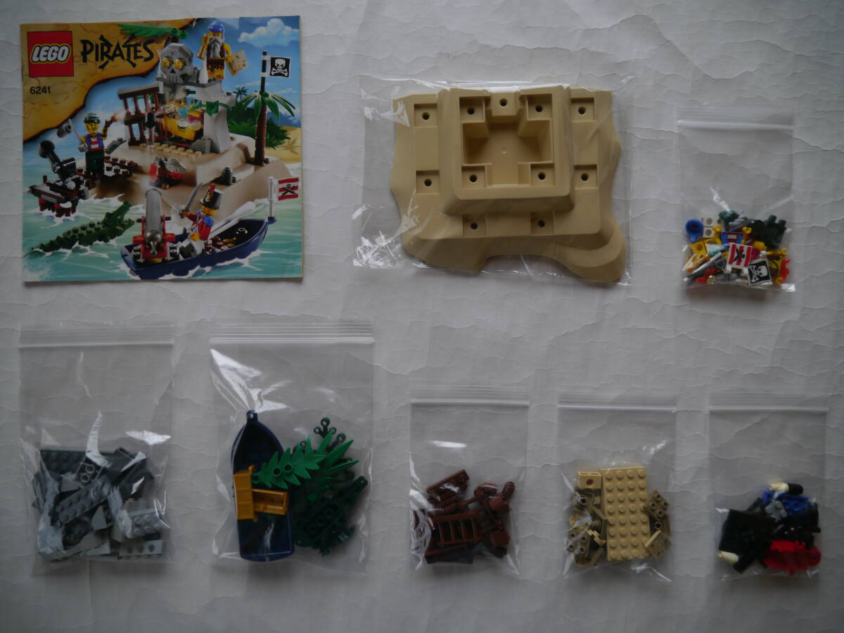 【中古】レゴ・パイレーツ[LEGO PIRATES] #6241 宝島/Loot Island 2009年 説明書有り・欠品無し オールドレゴ