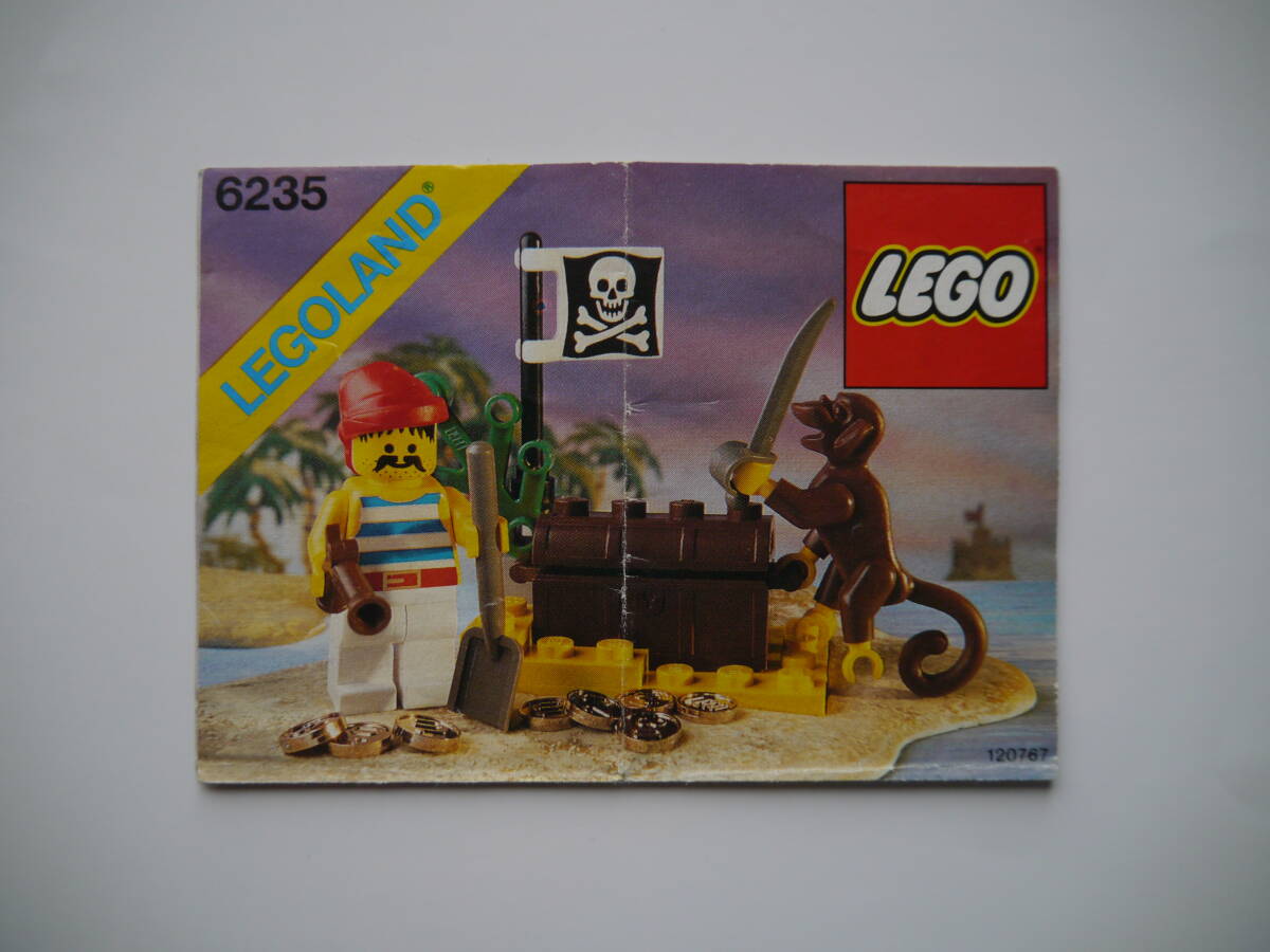 【説明書のみ】レゴランド[LEGOLAND] 南海の勇者・海賊 #6235 ベリード・トレジャー/Buried Treasure 1989年 オールドレゴ ヴィンテージ