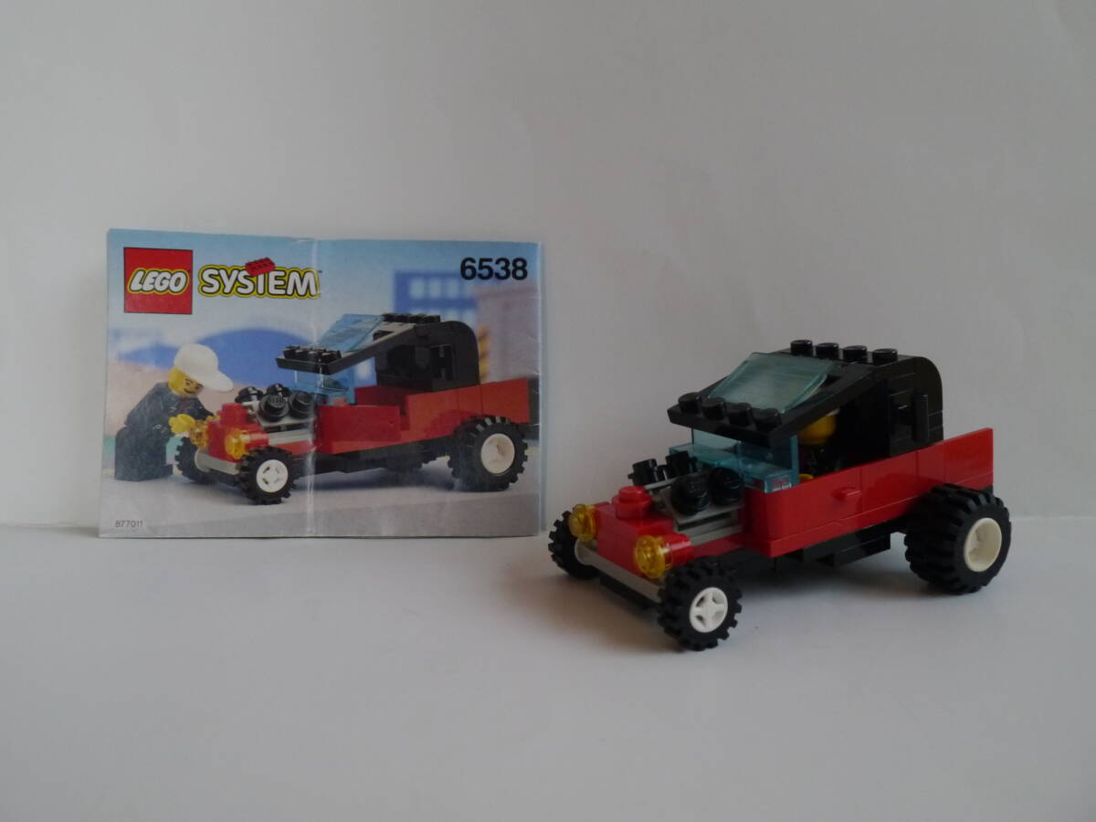 【中古】レゴ[LEGO] 街シリーズ #6538 ホットロッドカー/Rebel Roadster 1994年(2) 説明書有り・欠品無し オールドレゴ ヴィンテージ