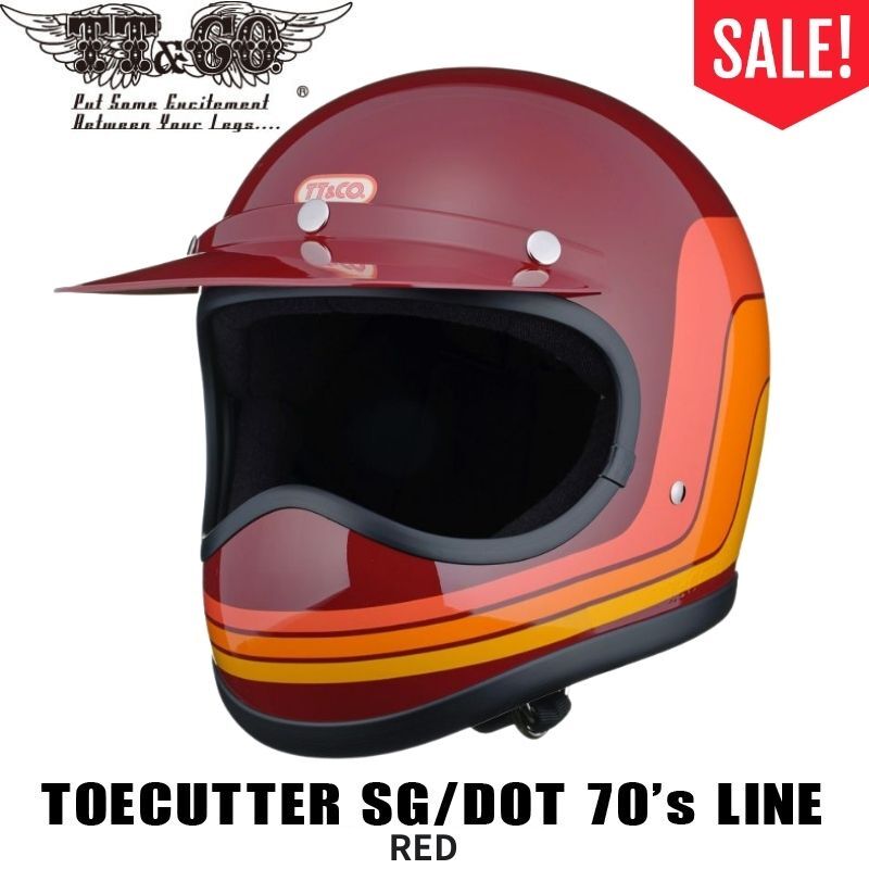 【10％off】TT&CO.トゥーカッター SG/DOT　セブンティーズライン　レッド　ティーティーアンドカンパニー