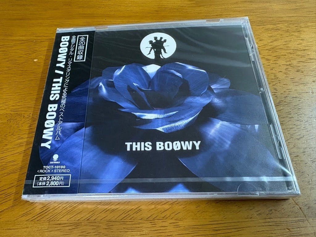 W7/未開封 CD BOOWY THIS BOOWY TOCT-10190 全曲デジタル・リマスタリングによる究極のベストアルバム ボウイ