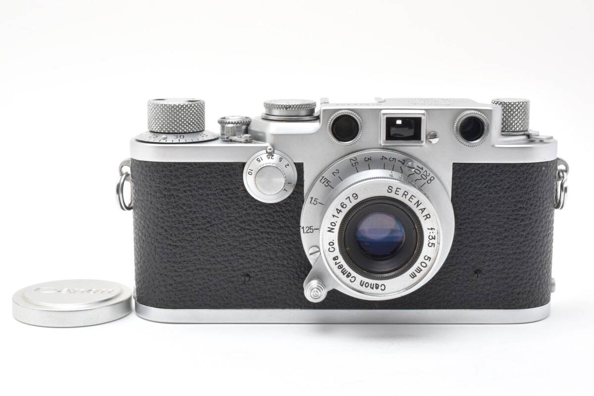 ★極上品★ Leica ライカ IIIf RD レッドダイヤル レンジファインダー Canon キヤノン SERENAR 50mm F3.5 セレナー 動作確認済 (5459)