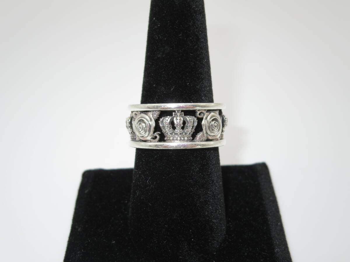 ☆ ジャスティンデイビス シルバー925 約16.5号位 約8.3g位 中古AB リング ☆②S