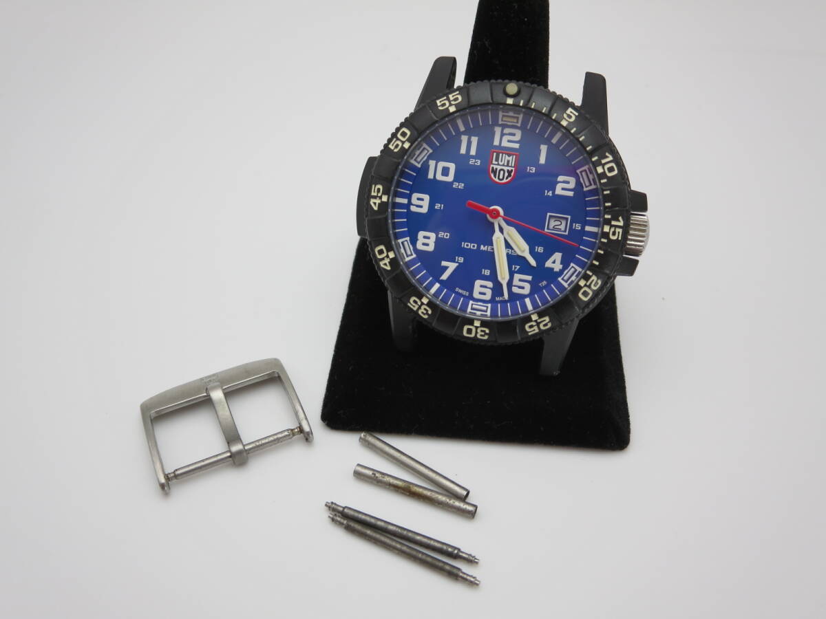 ☆ ルミノックス 0320 QZ ブルー文字盤 中古AB ベルト無 ☆