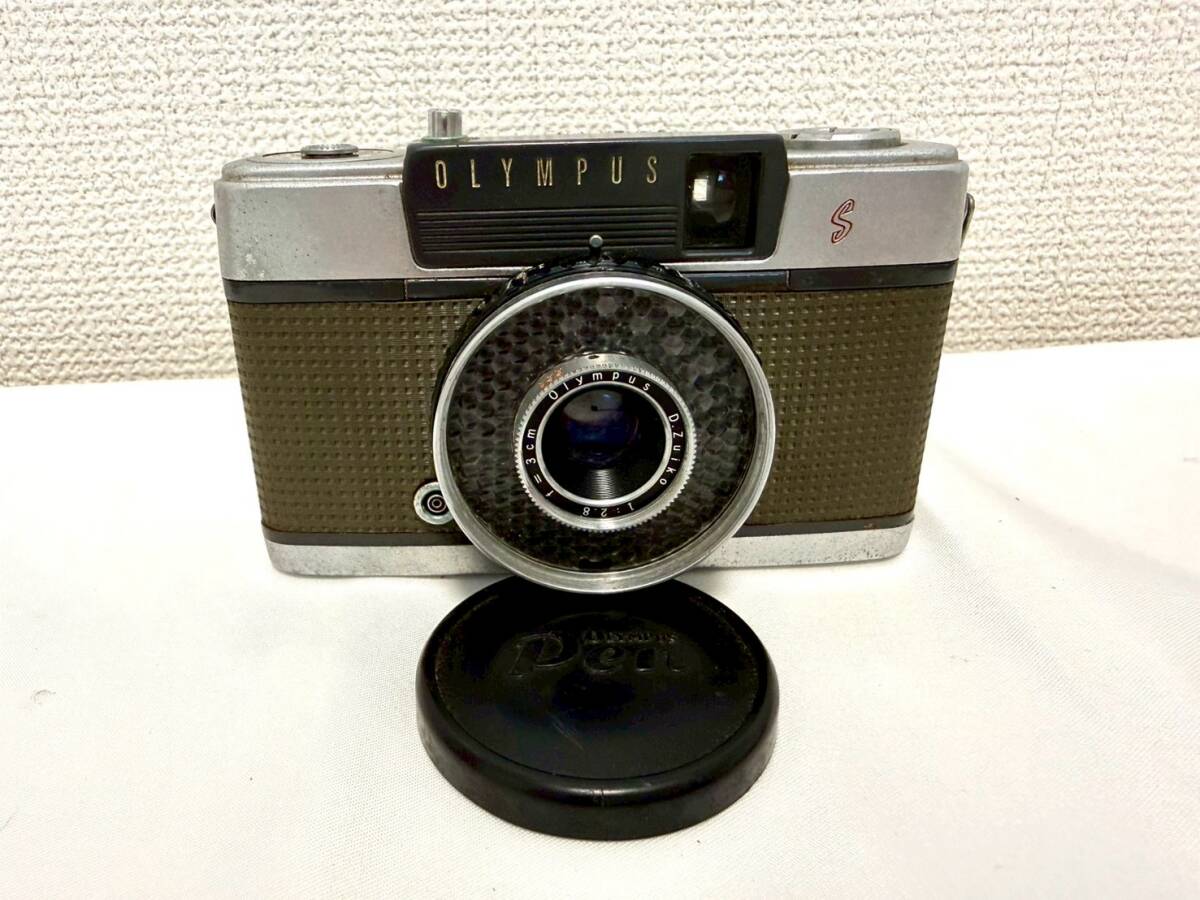 T134*0.5　OLYMPUS　オリンパス　PEN-EE S　ペン　D.Ziko　1:2.8　f=3㎝　コンパクトフィルムカメラ