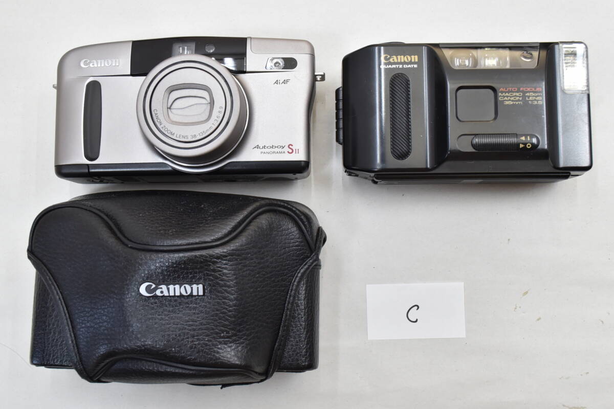 【C】 CANON Autoboy PANORAMA S II/Canon Autoboy LITE コンパクトフィルムカメラ 光学機器