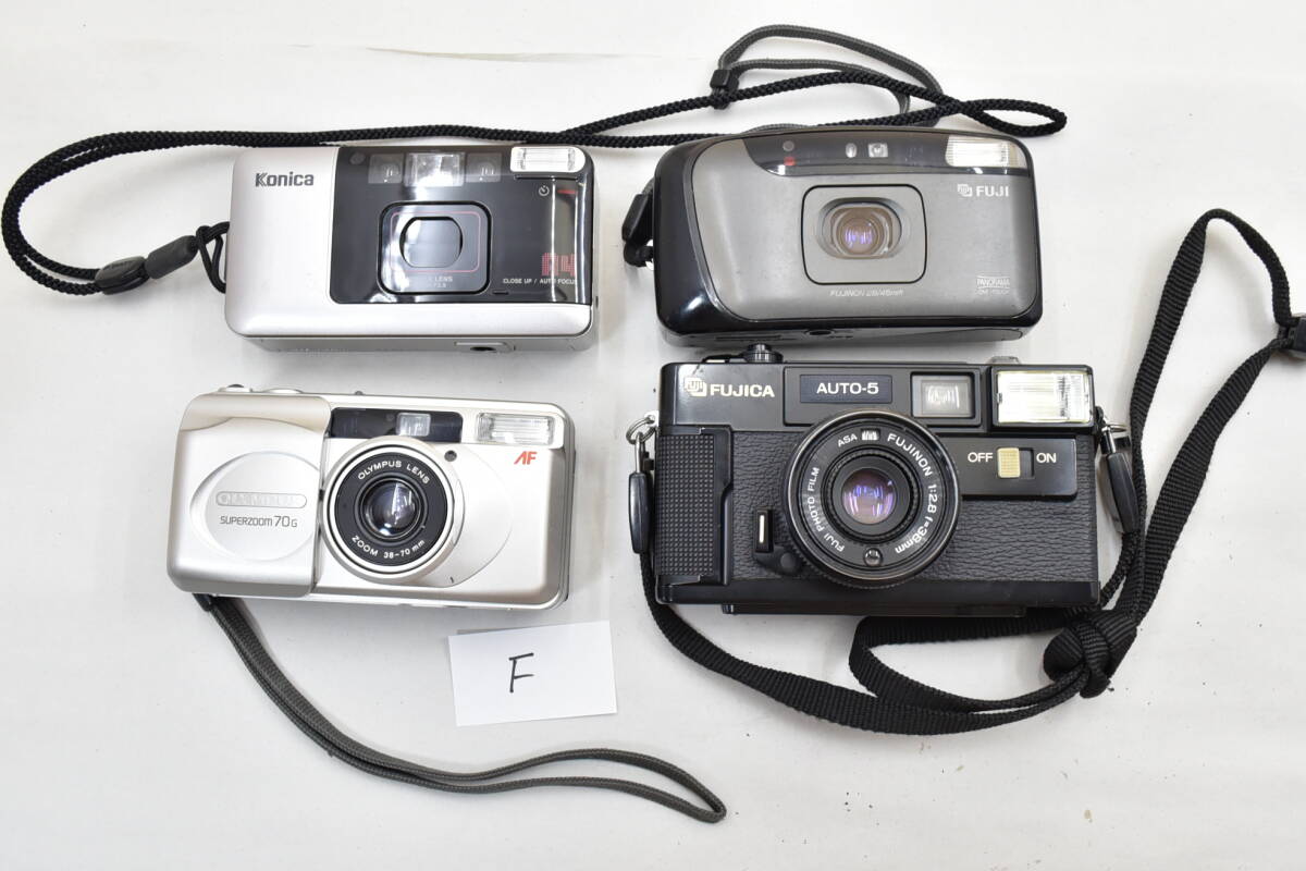 【F】 Konica A4/FUJI/OLYMPUS SUPERZOOM 70G/FUJICA AUTO-5 フィルムカメラ 光学機器
