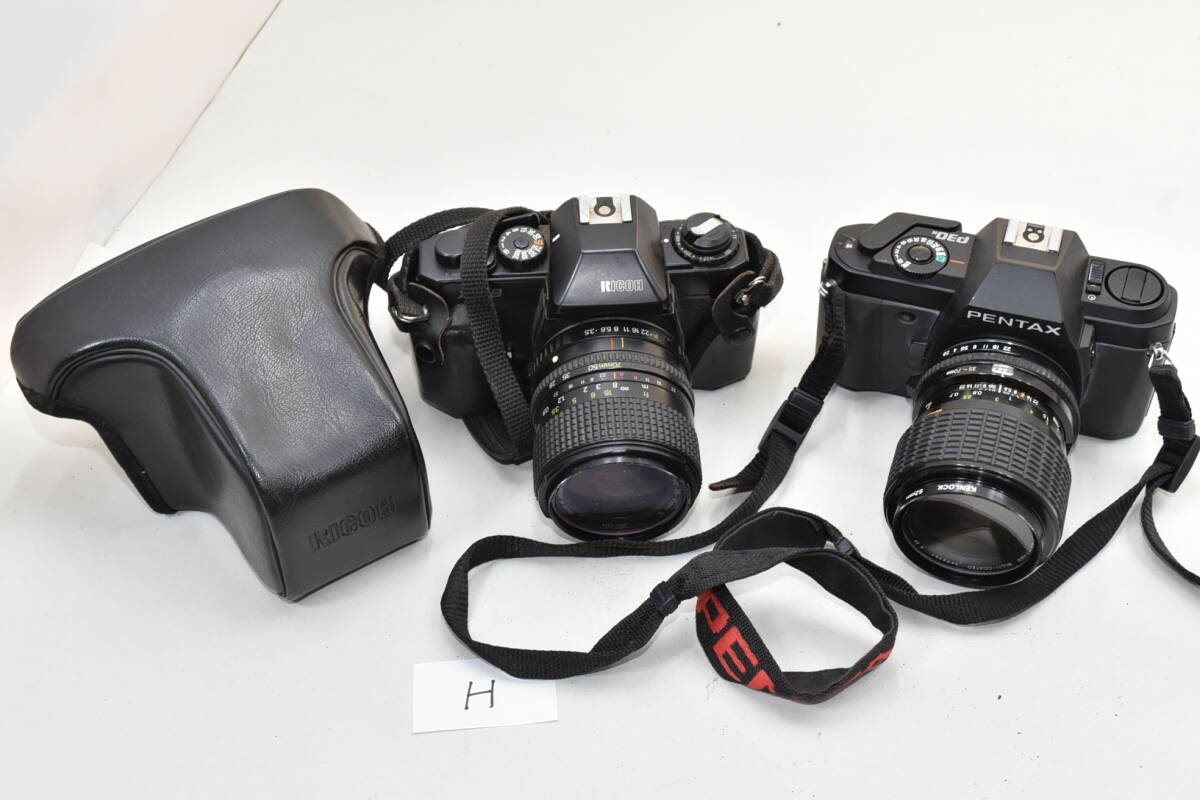 【H】 RICOH レンズ付き/PENTAX レンズ付き フィルムカメラ 光学機器