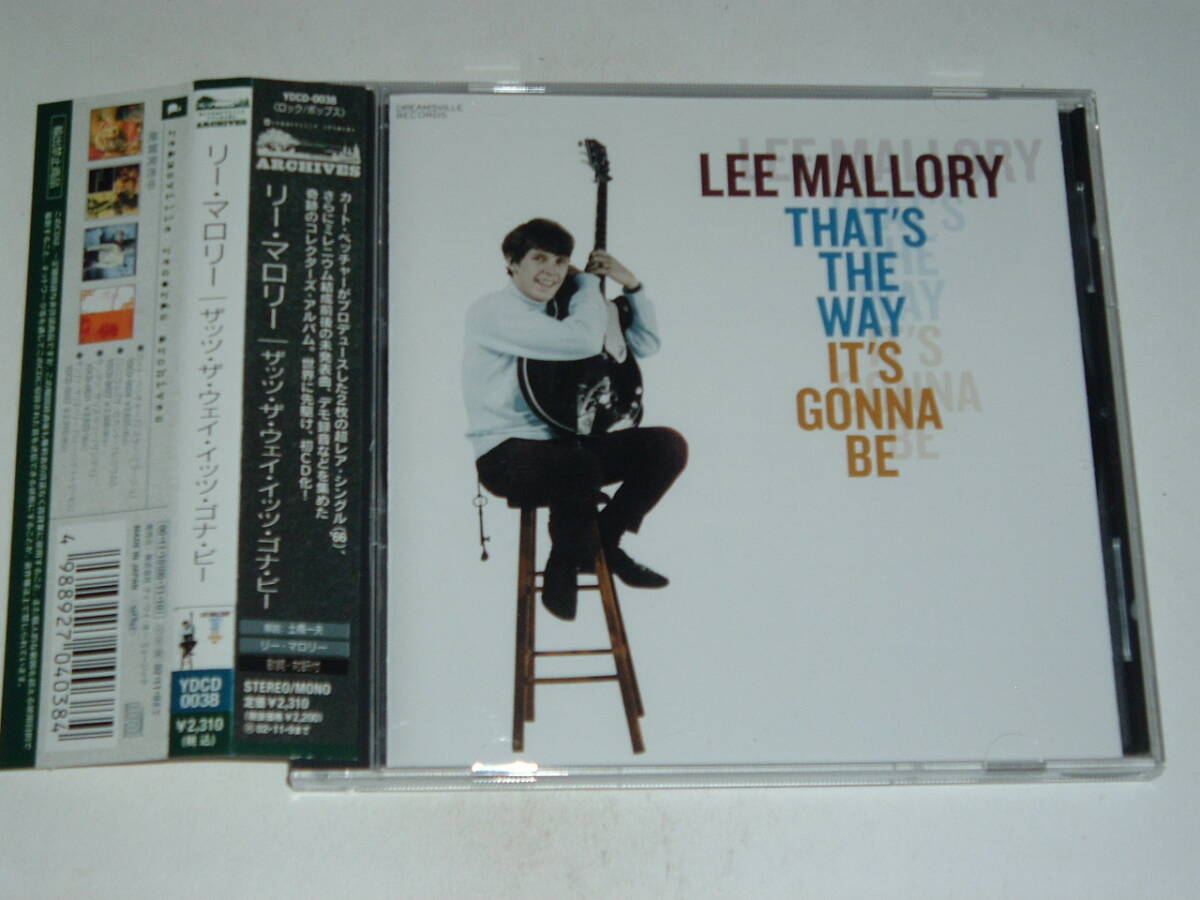 ソフトロック★ex-The Millennium LEE MALLORY/THAT'S THE WAY IT'S GONNA BE★日本盤帯付★リーマロリー