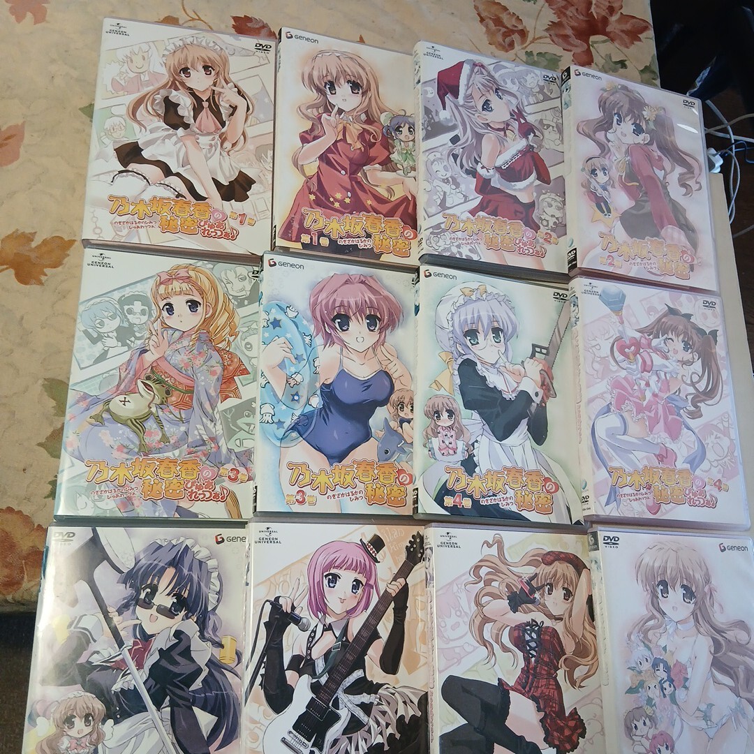 C884 貴重な　Geneon 乃木坂春香の秘密　12巻　DVD セット　おまけ付きです