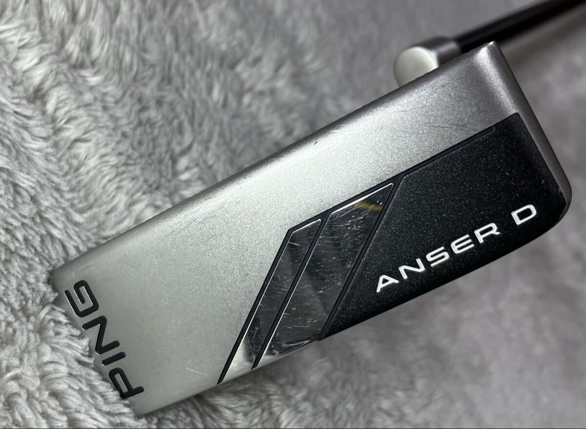 美品 PING ANSER D ピン アンサー D パター カーボンシャフト 34in ヘッドカバー付属 